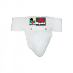Suspensor Hayashi WKF pamut fehér junior Sportszer Hayashi