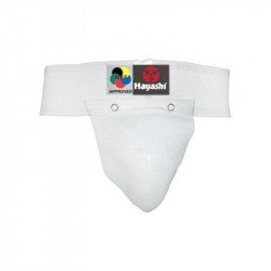 Suspensor Hayashi WKF pamut fehér felnőtt Sportszer Hayashi