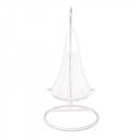 Függőfotel Kalea fehér-virág mintás