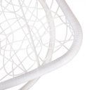 Függőfotel Kalea fehér-virág mintás