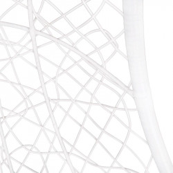 Függőfotel Kalea fehér-virág mintás