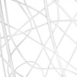 Függőfotel Kalea fehér-virág mintás