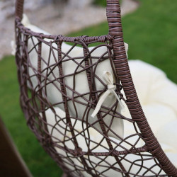 Függőfotel Kalea barna-krém