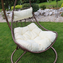 Függőfotel Kalea barna-krém