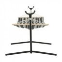 Függőágy állvány nélkül Evana szürke-fehér