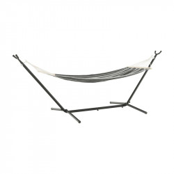 Függőágy állvány nélkül Evana szürke-fehér