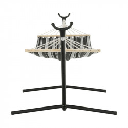 Függőágy állvány nélkül Evana szürke-fehér