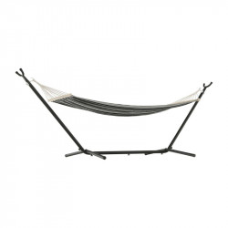 Függőágy állvány nélkül Evana szürke-fehér