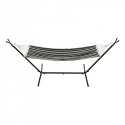 Függőágy állvány nélkül Evana szürke-fehér