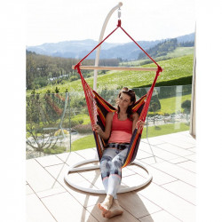 Függőfotel állvány nélkül Nikolo piros