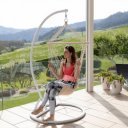 Függőfotel állvány nélkül Plato fehér