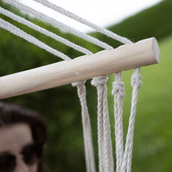 Függőfotel állvány nélkül Plato fehér