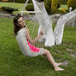 Függőfotel állvány nélkül Plato fehér