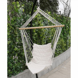 Függőfotel állvány nélkül Plato fehér