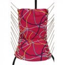 Függőfotel állvány nélkül Kerol rózsaszín mintás