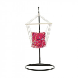 Függőfotel állvány nélkül Kerol rózsaszín mintás