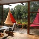 Függőszék állvány nélkül Klorin Kids zöld