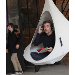 Függőszék állvány nélkül Klorin Kids szürke