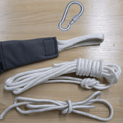 Függőszék állvány nélkül Klorin Klasik szürke