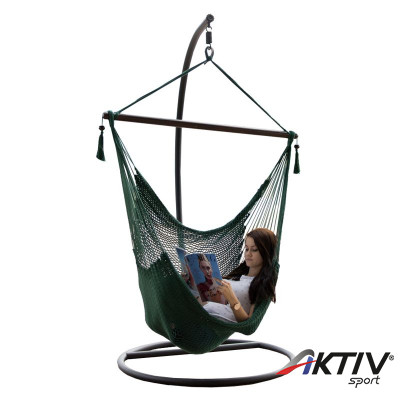 Függőszék állvány nélkül Basko zöld-barna