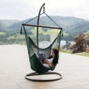 Függőszék állvány nélkül Basko zöld-barna