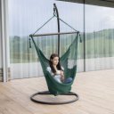 Függőszék állvány nélkül Basko zöld-barna