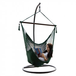 Függőszék állvány nélkül Basko zöld-barna Kert Tempo Kondela
