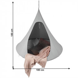 Függőszék állvány nélkül Klorin Big szürke