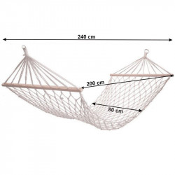 Függőágy állvány nélkül Atika Typ 2 fehér