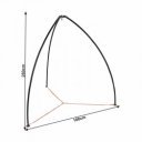 Függőszék állvány Haki fekete