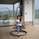 Függőfotel Bungy fekete-barna