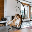 Függőfotel Bungy fekete-barna