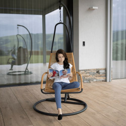 Függőfotel Bungy fekete-barna