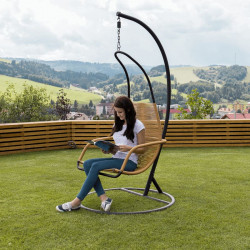 Függőfotel Bungy fekete-barna