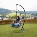 Függőfotel Bungy fekete-szürke