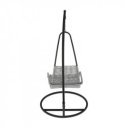 Függőfotel Bungy fekete-szürke