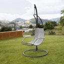 Függőfotel Bungy fekete-szürke