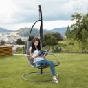 Függőfotel Bungy fekete-szürke