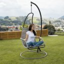 Függőfotel Bungy fekete-szürke