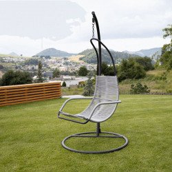 Függőfotel Bungy fekete-szürke