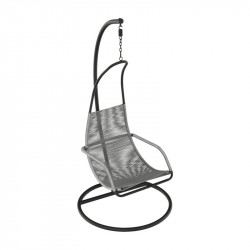 Függőfotel Bungy fekete-szürke