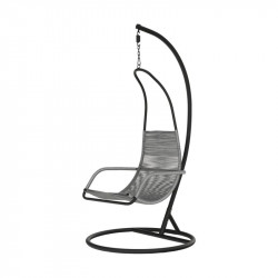 Függőfotel Bungy fekete-szürke