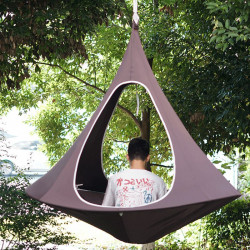 Függőszék állvány nélkül Taupe Klorin Typ 2 Big