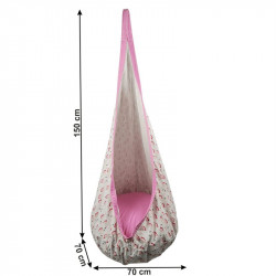 Függőhinta állvány nélkül Siesta Typ 2 rózsaszín