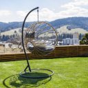 Függőszék Gabe natúr-fekete-szürke