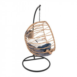 Függőszék Gabe natúr-fekete-szürke