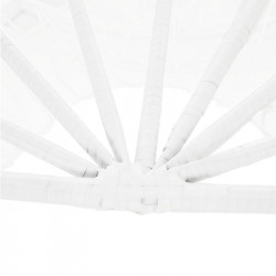 Függőfotel dupla Dalvea fehér-virág mintás