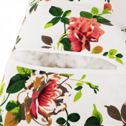 Függőfotel dupla Dalvea fehér-virág mintás