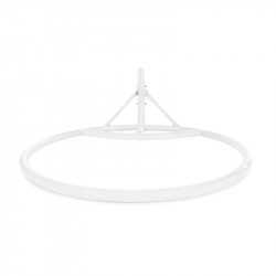 Függőfotel dupla Dalvea fehér-virág mintás