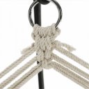 Függőszék állvány nélkül Jambi Typ 2 fehér-mintás